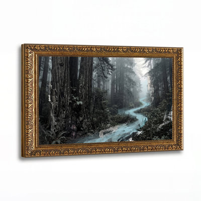 Art mural sur toile Misty Forest