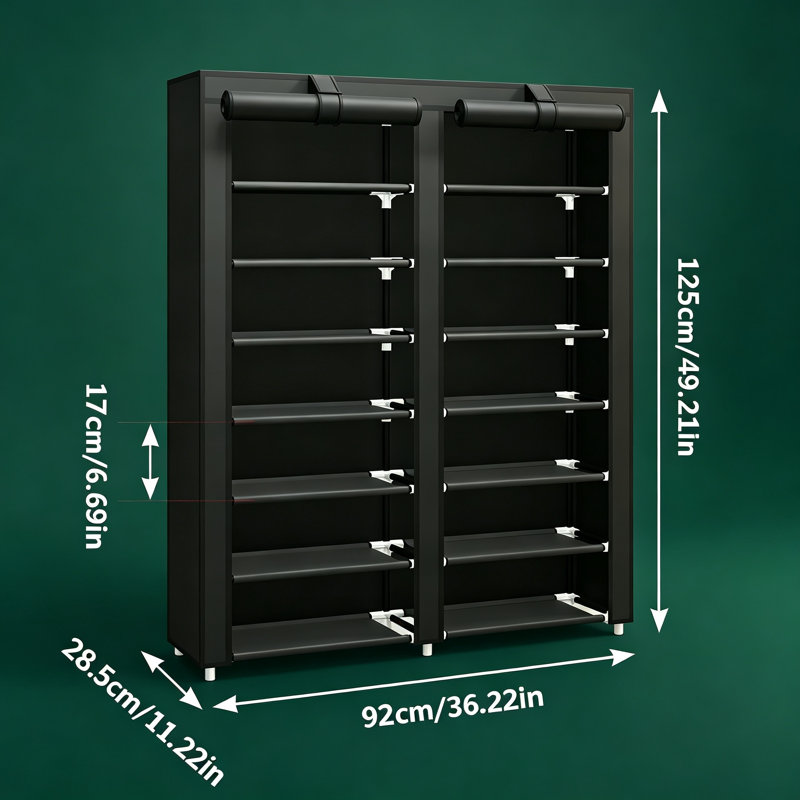 28 Pair Shoe Rack