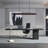 Black Rectangular Solid Wood With 1 Drawers Desks-107896546-107896542