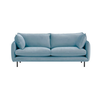 Neshay 3 Seater Velvet Sofa