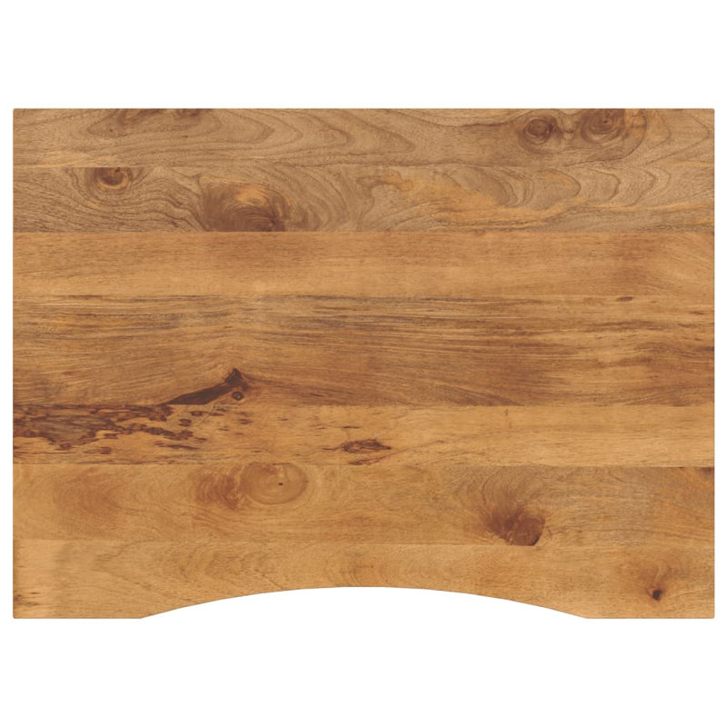 Weissport Solid Wood Table Top, 2.5cm H x 110cm W x 80cm D, Brown