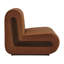 Chaise d'appoint en velours rouille Denby Performance-133699671