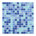 1" x 1" Ocean Blue