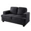 Causeuse moderne en velours-1473467870