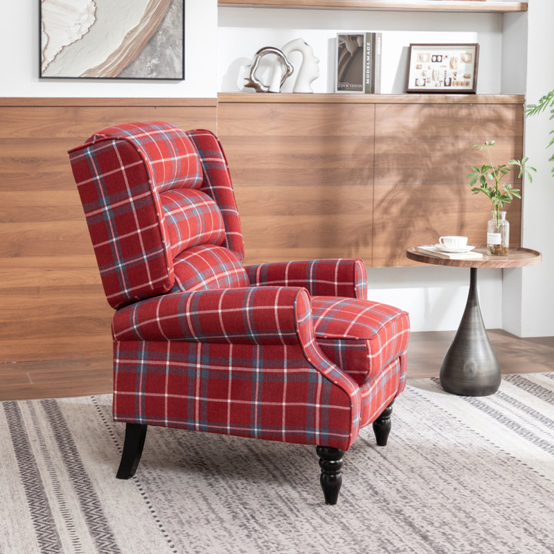 Fauteuil inclinable Brieuc, Rouge