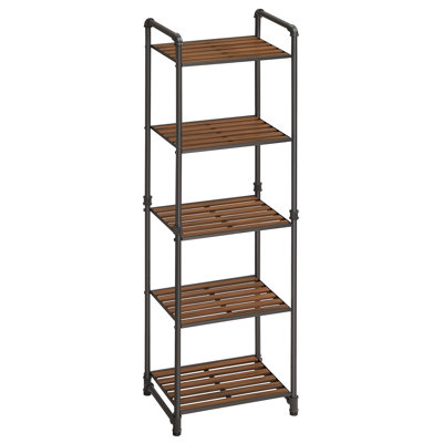 Aliha 129.5cm H Metal Standard Bookcase