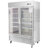 54"W Commercial Refrigerator 2 Glass Door Stainless Steel Interior And Exterior Construction Display Refrigerator 42.2 Cu.Ft. Reach-In Merchandising Refrigerator Upright Fan Cooling Merchandiser
