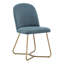 Chaise d'appoint rembourrée en lin Ainhoa-207985054
