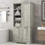 Armoire de rangement de salle de bain avec portes et tiroirs-333454339
