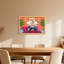 Animaux léopard exotique avec décor vibrant-489024186-489024187-489024190