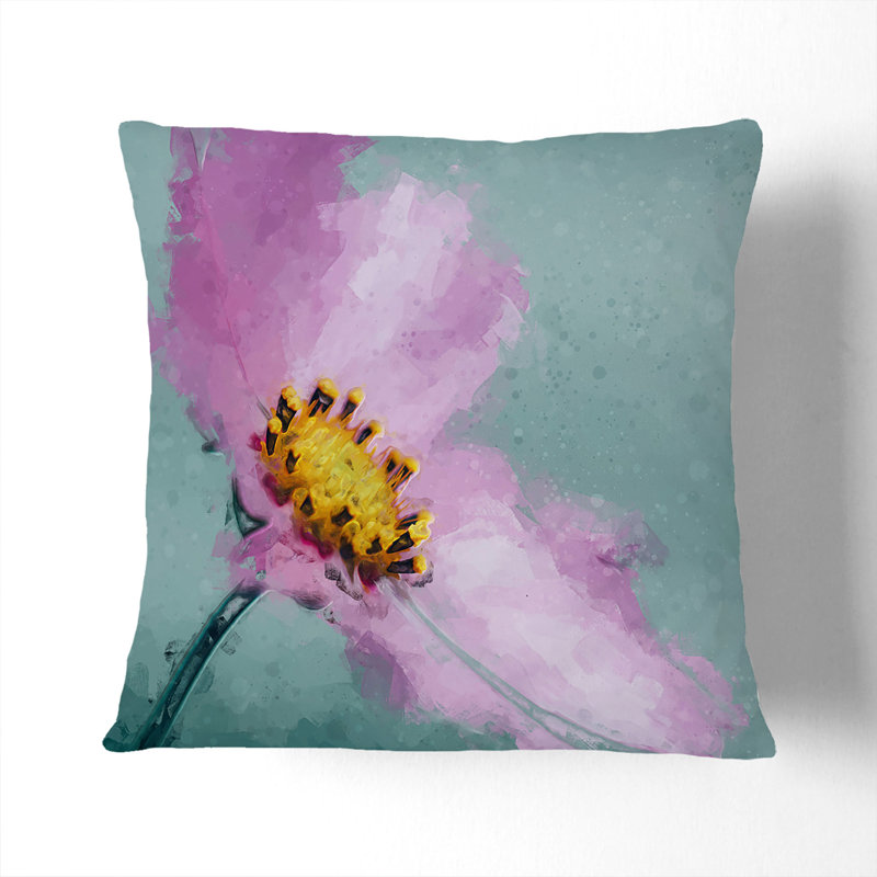 Square Cushion, Black, 55cm H x 55cm W x 20cm D