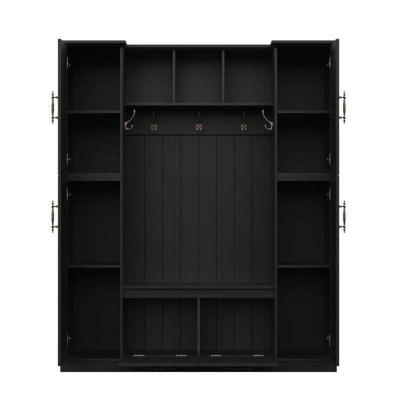 Arbre d'entrée Farmhouse Elegant, Black