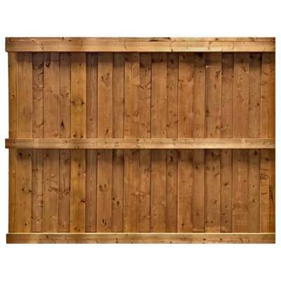 Panneau de clôture d'intimité NorthStar brun traité sous pression, 1,83 m x 2,44 m