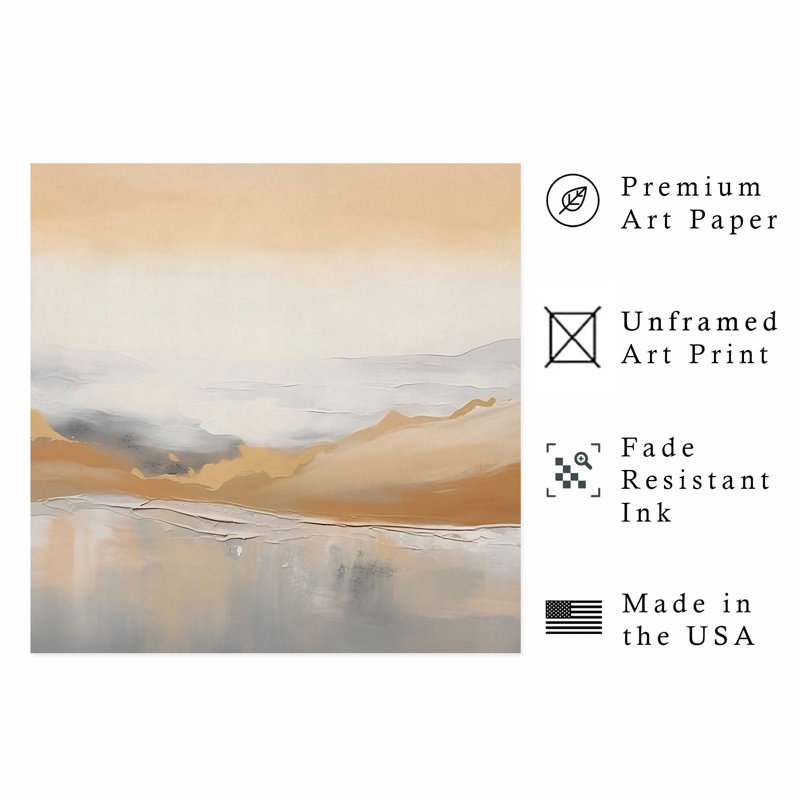 Abstract Chromatic Flow Transitional Unframed Art Print, 20" H x 20" W