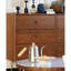 Table buffet à poignée circulaire en acier inoxydable
