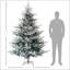 Arbre de Noël artificiel pin 7,5 pi avec 1218 pointes enneigées