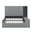 Wooden Daybed With Three Drawers,Cabinet, Desk And Shelves-172418136-172418138