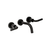 Cigno Wall Mounted Bathroom Faucet with Drain Assembly