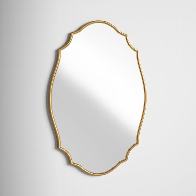 Miroir mural NEGAUNEE, Doré, 24" x 36"