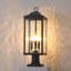 Lampadaire d'extérieur de style crépuscule à l'aube 3 lumières 24 po Modern