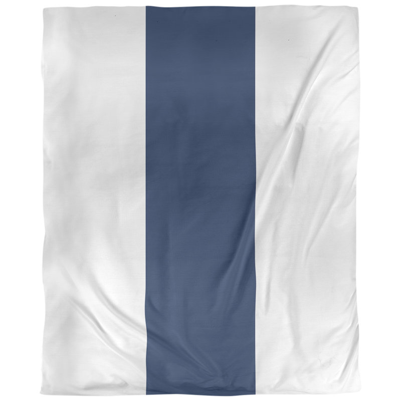 Housse de couette réversible simple baseball Detroit, Polyester brossé, Housse de couette pour lit simple