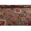 Tapis brun / bleu / beige en laine noué à la main de conception unique 9 pi 10 po x 13 pi 1 po New Age