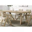 Ensemble de salle à manger contemporain en placage de chêne 7 pièces avec accoudoirs rembourrés en polyester 6 pièces 1 table