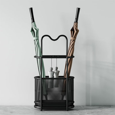 Metal Freestanding 4 - Hook Umbrella Stand