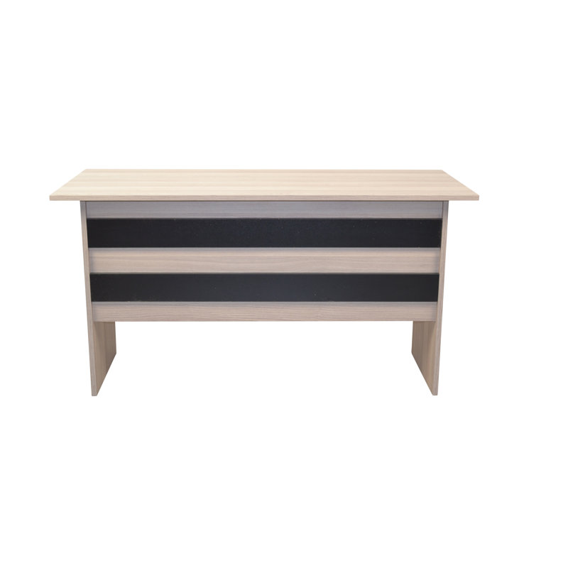 Finnlie 160Cm W Rectangle Writing Desk, Imitation Sonoma Oak/Black, Imitation Sonoma Oak