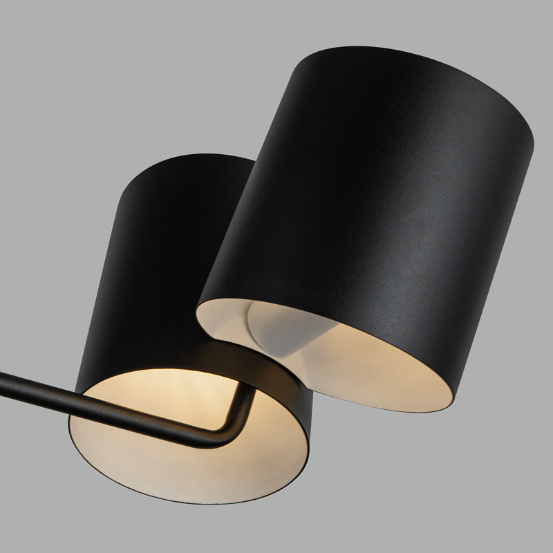 Keiko 6 - Light Chandelier, Matte Black