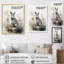 «Tomiris Asian Art Rabbit Sumi III», reproduction sur toile-5578506-5578510