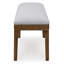 Delando Lyncott 59" Upholstered Dining Bench
