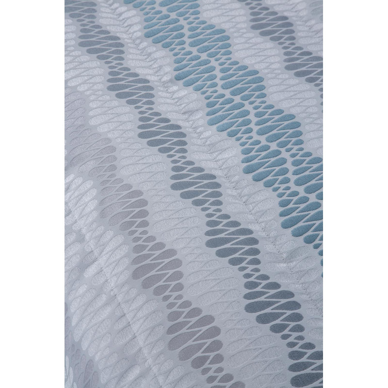 Gillman Polyester No Pattern Bedspread, Pearl, 135 x 200 cm