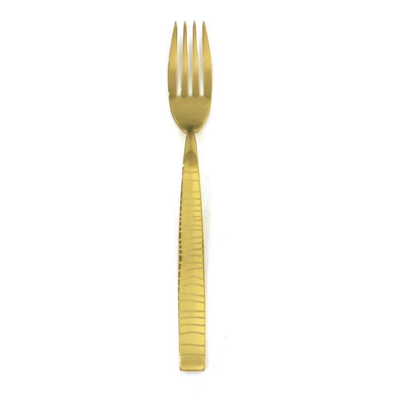 Tigre Table Fork - 12 Pieces, Oro
