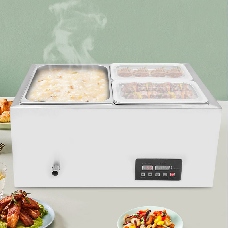 Stainless Steel Food Warmer(3 Grid)