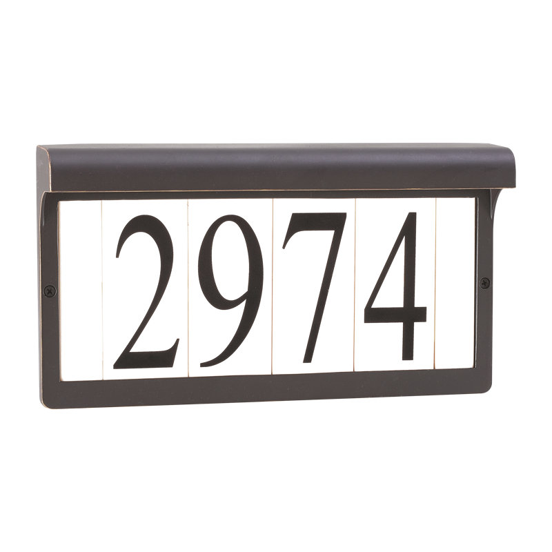 Brookwood Rectangle Wall Plaque, Antique Bronze
