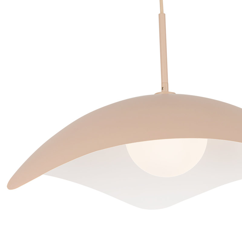 Kirby 22-In Pendant, Orange