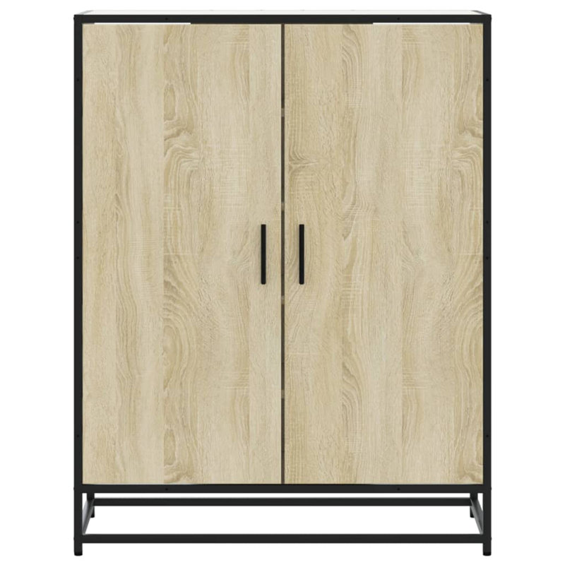 10 Pair Shoe Storage Cabinet, Sonoma Oak