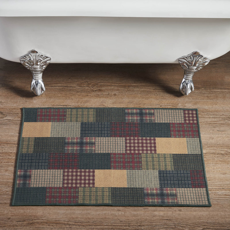 Tea Cabin Non-Slip Bath Mat, 30"W x 20"L