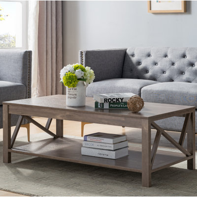 Devore Four Leg Coffee Table with Storage