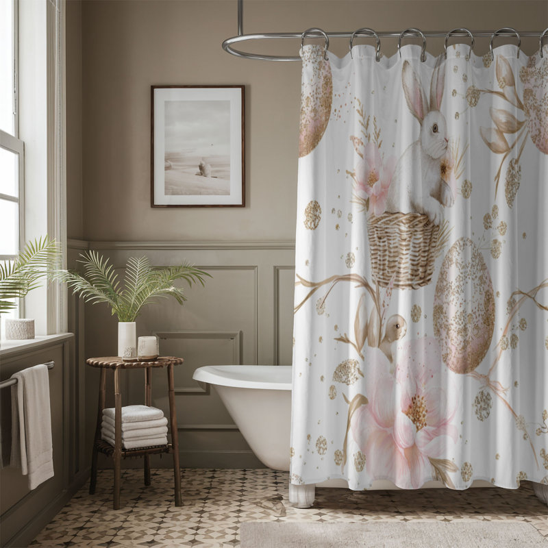 Rideau de douche Springtime Sunshine - Premium, H 74 po x l 71 po