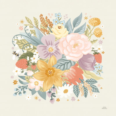 Spring Garden VI by Laura Marshall - Wrapped Canvas Print