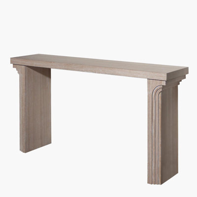 58In Modern Minimalist Wooden Console Table For Entryway, Living Room, And Hallway – Versatile Decorative Accent