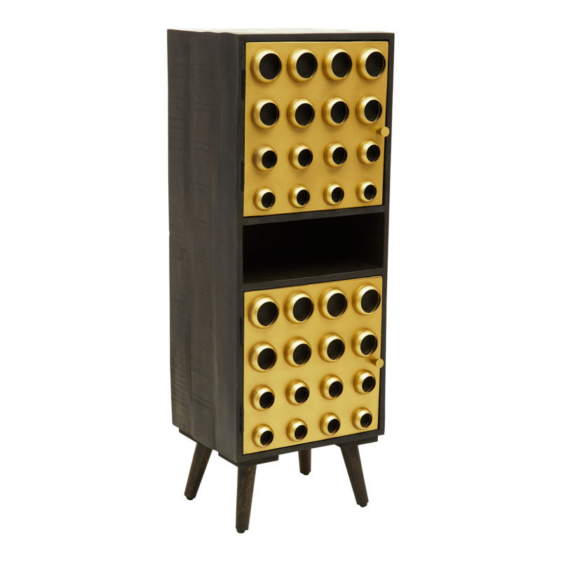 Sanjuana Solid Wood 2 - Door Standard Accent Cabinet