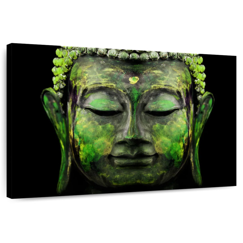Adella Green Buddha, 20" H x 30" W