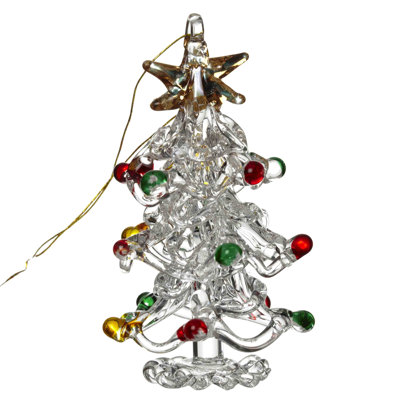 5cm Glass Hanging Figurine Ornament