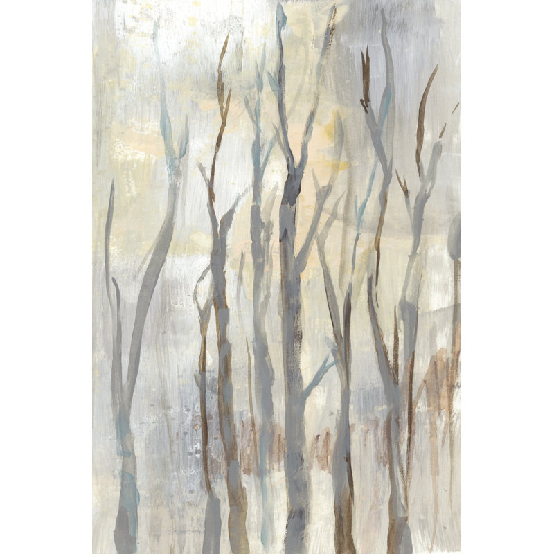 Wispy Birches II, H 12 po x l 8 po x P 1 po
