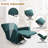 Saidee Upholstered Manual Swivel Rocker Recliner Chair-1246545171
