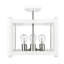 4 - Light White Lantern Pendant