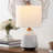 Kelby 25" Brown/White Table Lamp